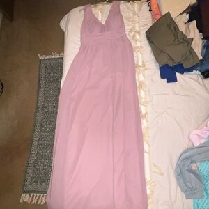 Azazie Blush Maxi Dress